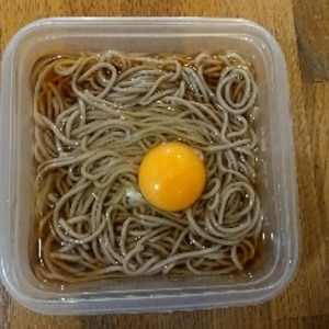 電子レンジで簡単★面倒くさがりの月見そば